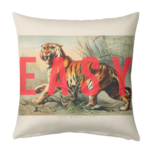 Easy Tiger - designed cushion by The 13 Prints