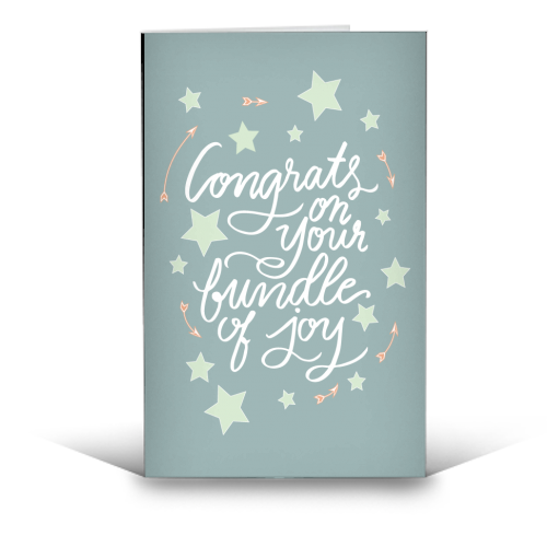 Bundle of Joy - funny greeting card by Lea Velasquez