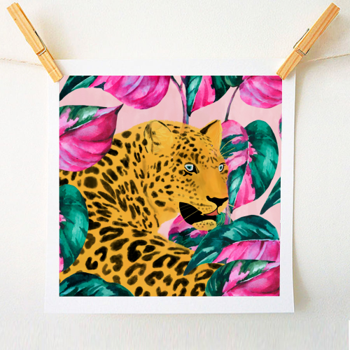 Urban Jungle Leopard - A1 - A4 art print by cadinera
