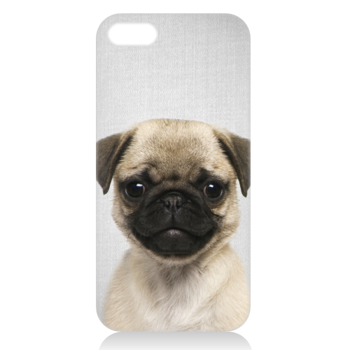 Pug Puppy - Colorful - unique phone case by Gal Design