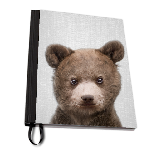 Baby Bear - Colorful - personalised A4, A5, A6 notebook by Gal Design
