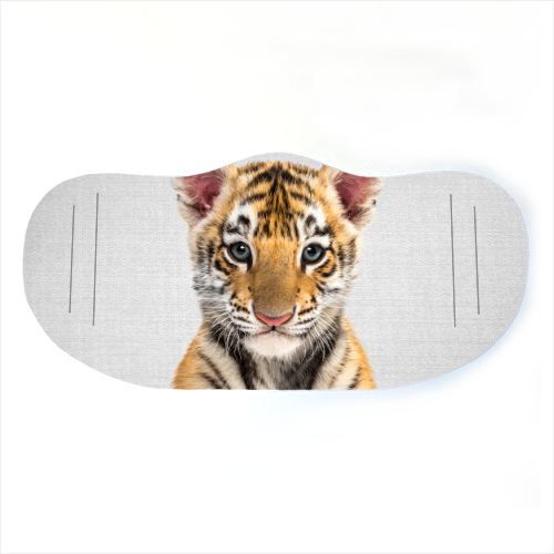Baby Tiger - Colorful - face cover mask by Gal Design