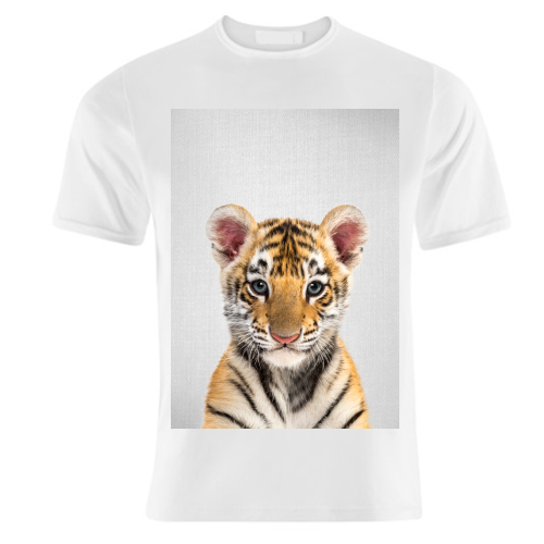 Baby Tiger - Colorful - unique t shirt by Gal Design