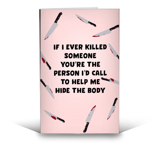 If I Ever.. - funny greeting card by Pink and Pip