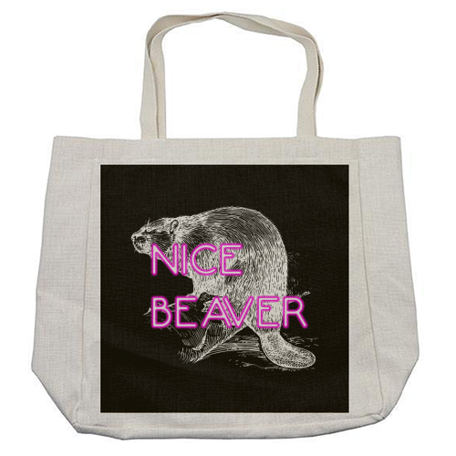 Nice Beaver - cool beach bag by Wallace Elizabeth