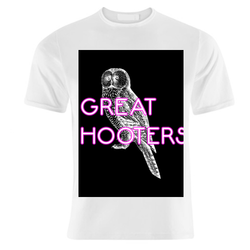 Great Hooters - unique t shirt by Wallace Elizabeth