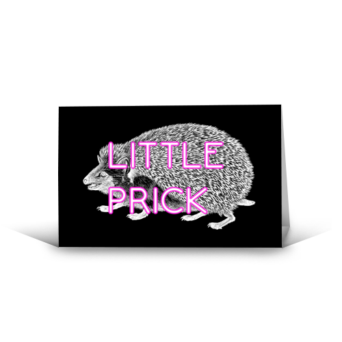 Little Prick - funny greeting card by Wallace Elizabeth