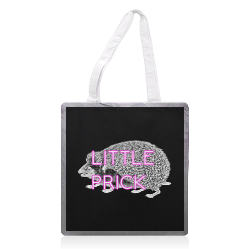 Little Prick - printed tote bag by Wallace Elizabeth