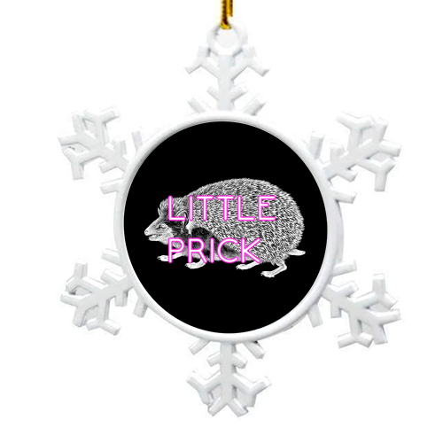 Little Prick - snowflake decoration by Wallace Elizabeth