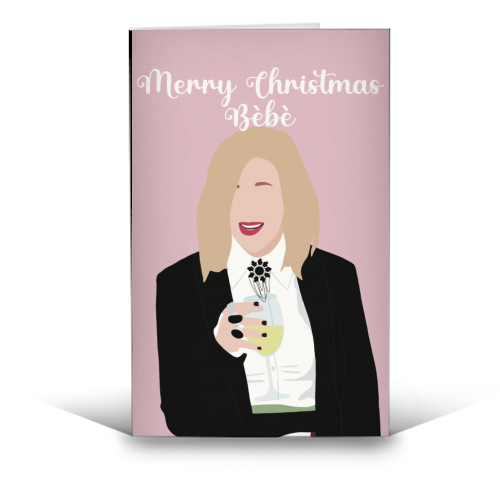 Moira Rose - merry Christmas bèbè - funny greeting card by Cheryl Boland