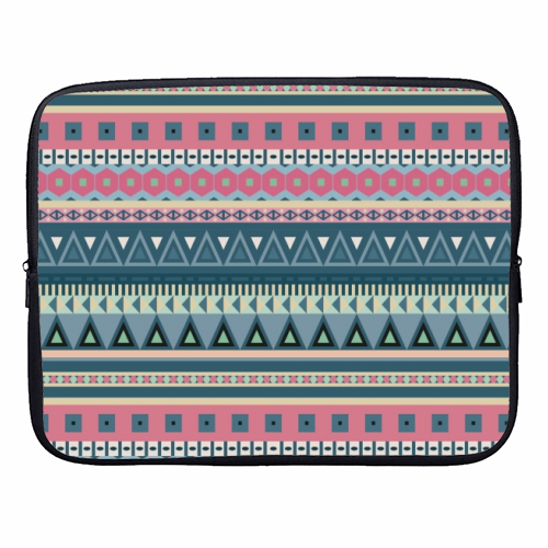 Aztec - designer laptop sleeve by Cheryl Boland