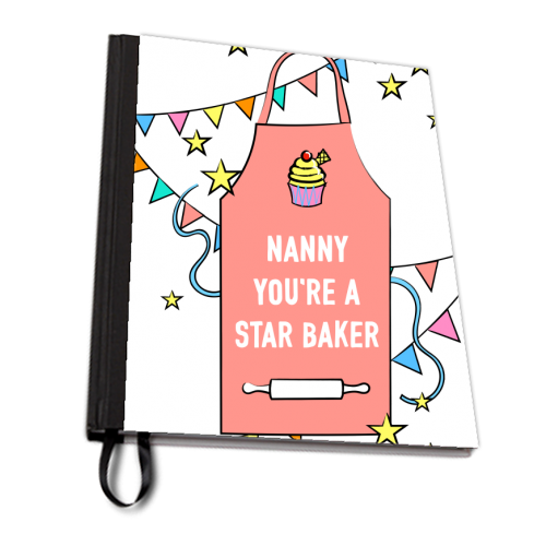 Nanny Star Baker - personalised A4, A5, A6 notebook by Adam Regester