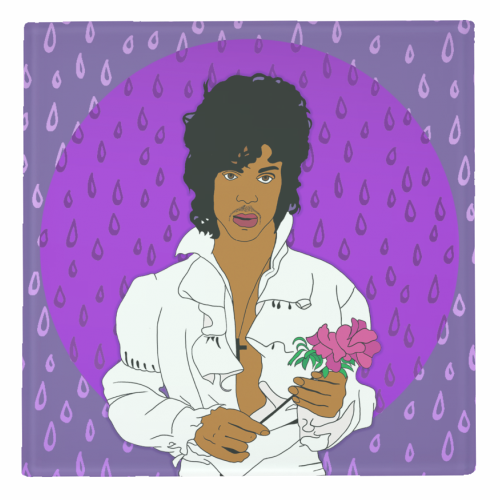 Prince of Purple - personalised beer coaster by Bite Your Granny
