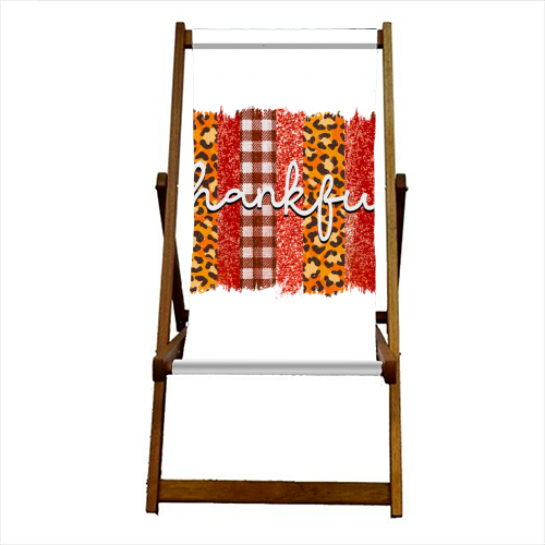 Thankful - canvas deck chair by haris kavalla