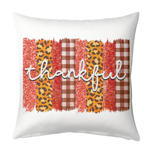 Thankful - designed cushion by haris kavalla