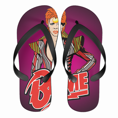 Stardust - funny flip flops by Bite Your Granny