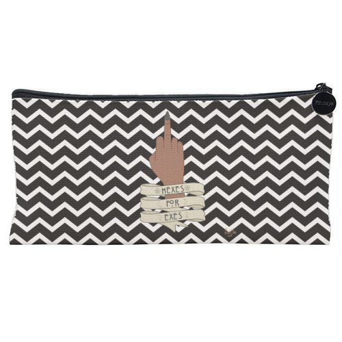 Hexes for Exes (S2N2) - flat pencil case by LozMac