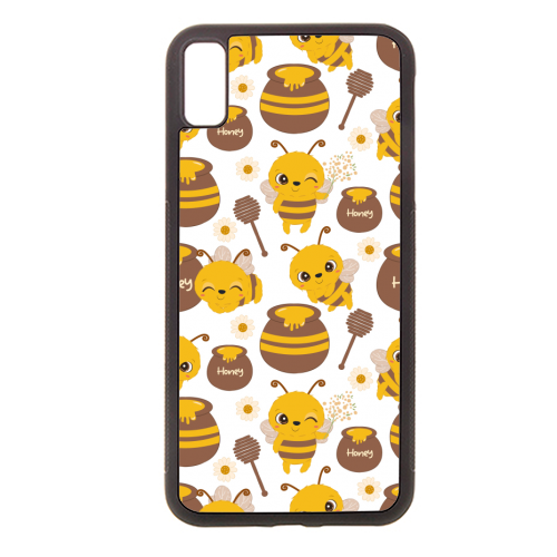 cute honey bees - stylish phone case by haris kavalla