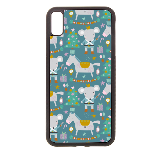adorable christmas pattern for kids - stylish phone case by haris kavalla