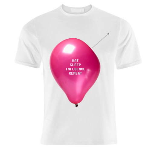 Pink Balloon - unique t shirt by DejaReve