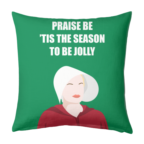 Prise Be 'Tis The Season To Be Jolly - designed cushion by Adam Regester
