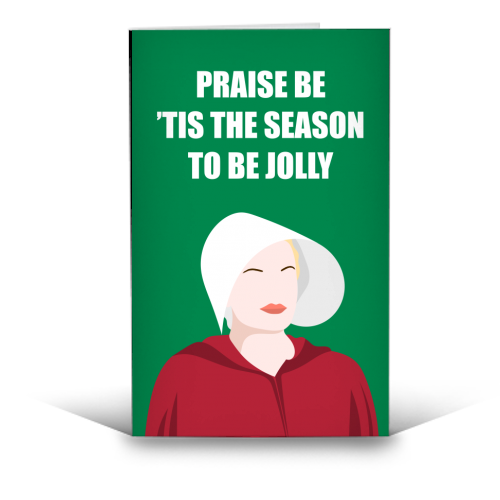 Prise Be 'Tis The Season To Be Jolly - funny greeting card by Adam Regester