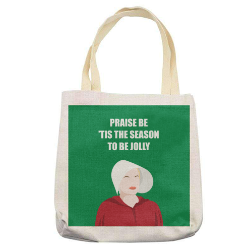 Prise Be 'Tis The Season To Be Jolly - printed tote bag by Adam Regester