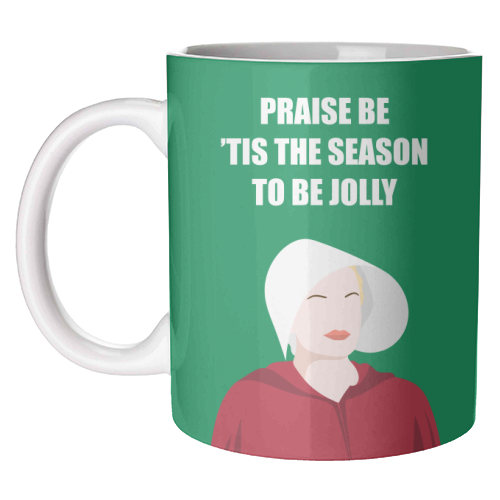 Prise Be 'Tis The Season To Be Jolly - unique mug by Adam Regester