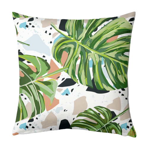 And In Nature I Find The Missing Pieces I Have Been Searching for - designed cushion by Uma Prabhakar Gokhale
