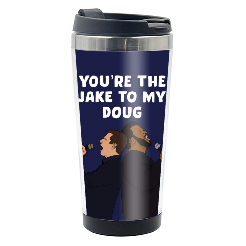 Jake to my Doug - photo water bottle by Pink and Pip