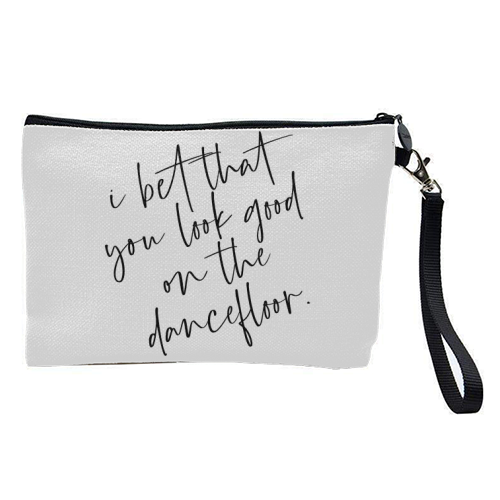 I Bet That You Look Good On The Dancefloor - pretty makeup bag by The 13 Prints