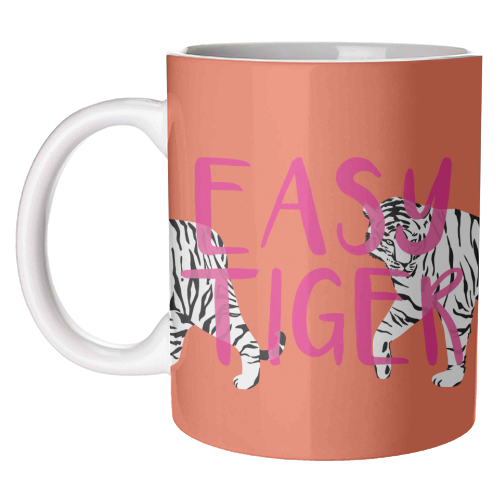 Easy Tiger - unique mug by Emily @KindofSimpleDesigns