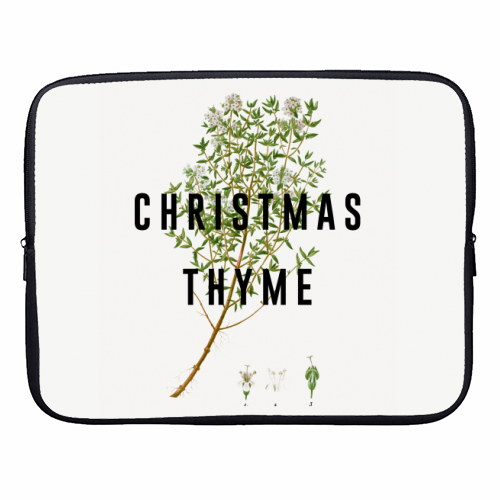 Christmas Thyme - designer laptop sleeve by The 13 Prints