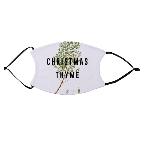 Christmas Thyme - face cover mask by The 13 Prints