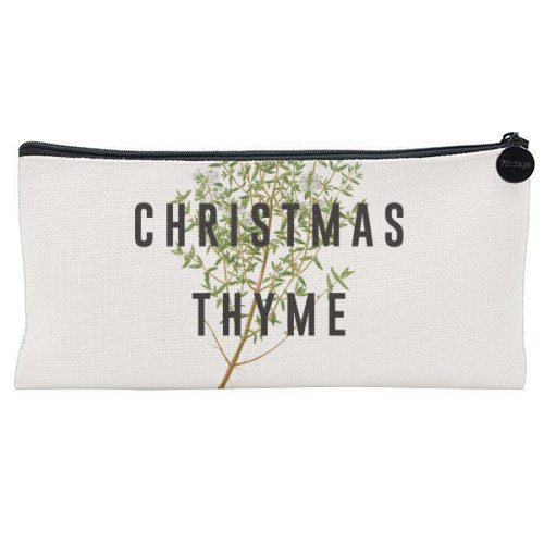 Christmas Thyme - flat pencil case by The 13 Prints