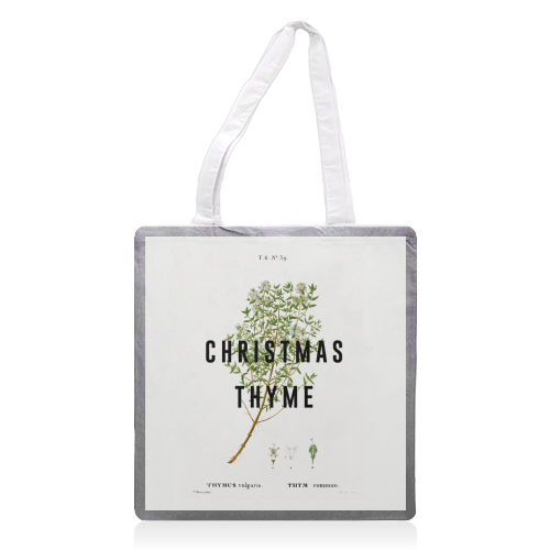 Christmas Thyme - printed tote bag by The 13 Prints