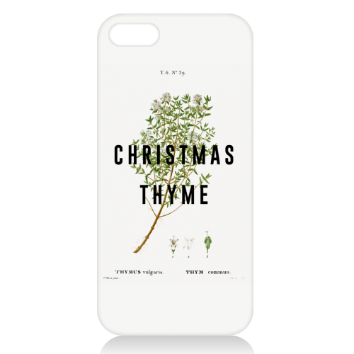 Christmas Thyme - unique phone case by The 13 Prints