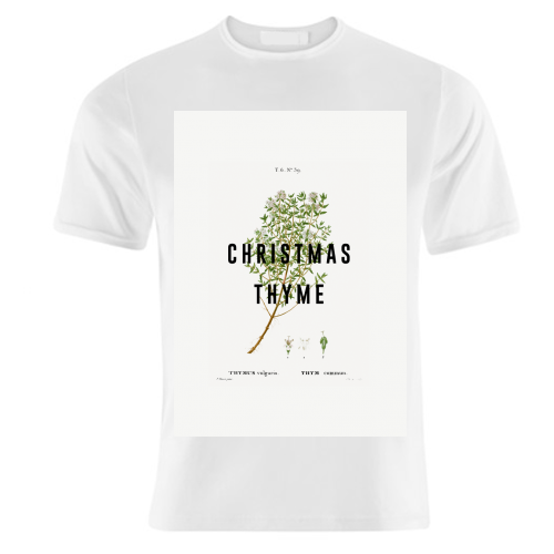 Christmas Thyme - unique t shirt by The 13 Prints