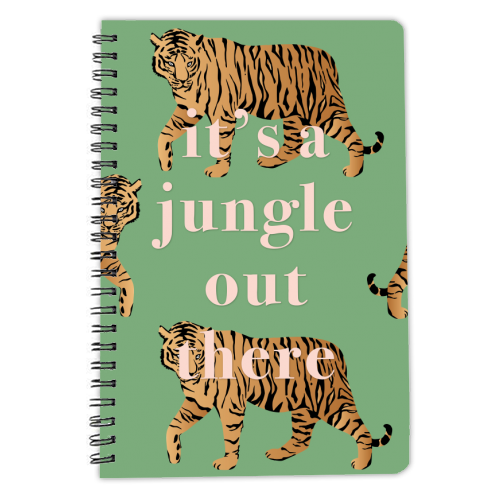 It's A Jungle Out There - personalised A4, A5, A6 notebook by Emily @KindofSimpleDesigns