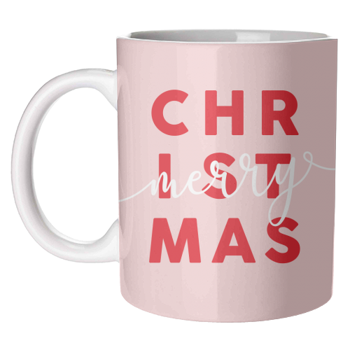 Merry Christmas - unique mug by Emily @KindofSimpleDesigns