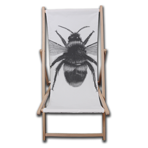 Bee - canvas deck chair by LIBRA FINE ARTS