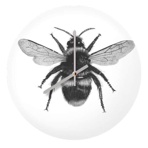 Bee - quirky wall clock by LIBRA FINE ARTS