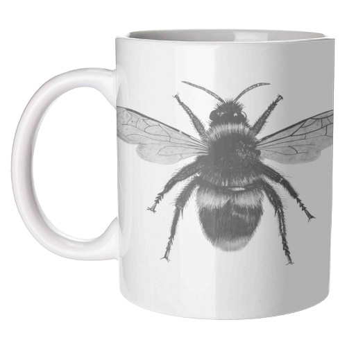 Bee - unique mug by LIBRA FINE ARTS