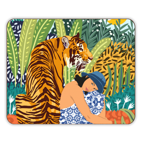 Awaken The Tiger Within - designer placemat by Uma Prabhakar Gokhale