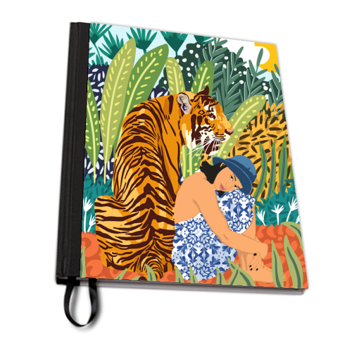Awaken The Tiger Within - personalised A4, A5, A6 notebook by Uma Prabhakar Gokhale