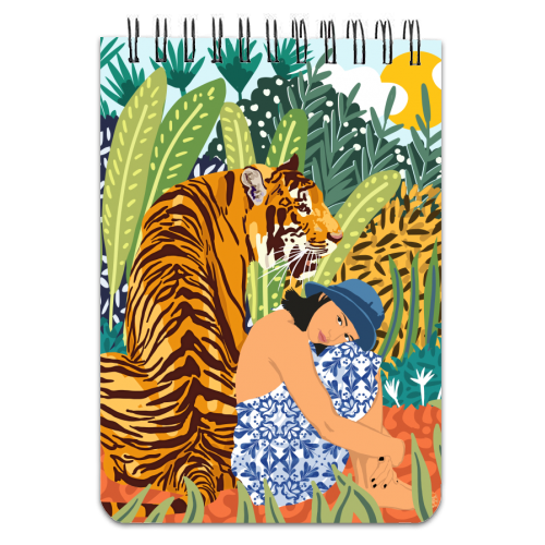 Awaken The Tiger Within - personalised A4, A5, A6 notebook by Uma Prabhakar Gokhale