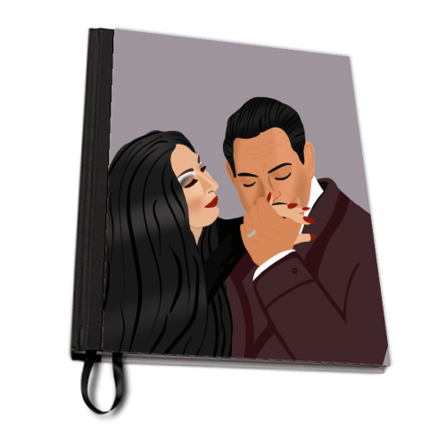 Addams Family - personalised A4, A5, A6 notebook by Rock and Rose Creative