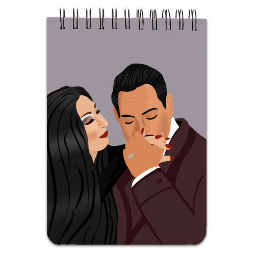 Addams Family - personalised A4, A5, A6 notebook by Rock and Rose Creative