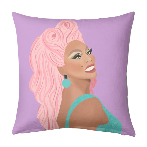 Drag Race - designed cushion by Rock and Rose Creative