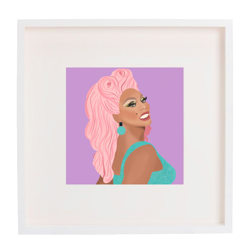 Drag Race - framed poster print by Rock and Rose Creative